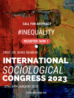 International Sociological Congress 2023 in India - in honor of Prof. Boike Rehbein