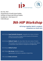 9th HIP Workshop: 6th December 2013