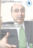 Invitation: Pakistan in its Region and Beyond