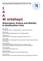 Waterspace, Empire and Mobility in Southeastern Asia, IAAW-Workshop-1, Friday, June 14, 2013